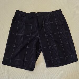 Ogio Black Plaid Golf Shorts